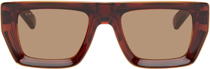 Solbriller Gucci Sunset Boulevard Sunglasses Brun | GG1723S-002