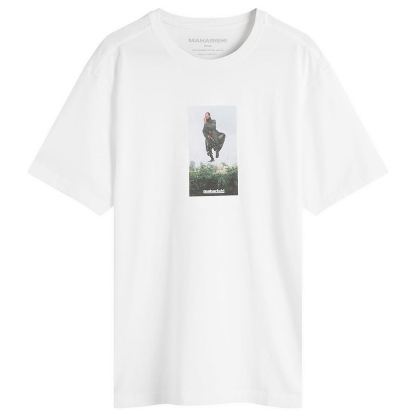 T-shirt Maharishi Mark Lebon Blechman Graphic Tee Hvid | 1583-WHT