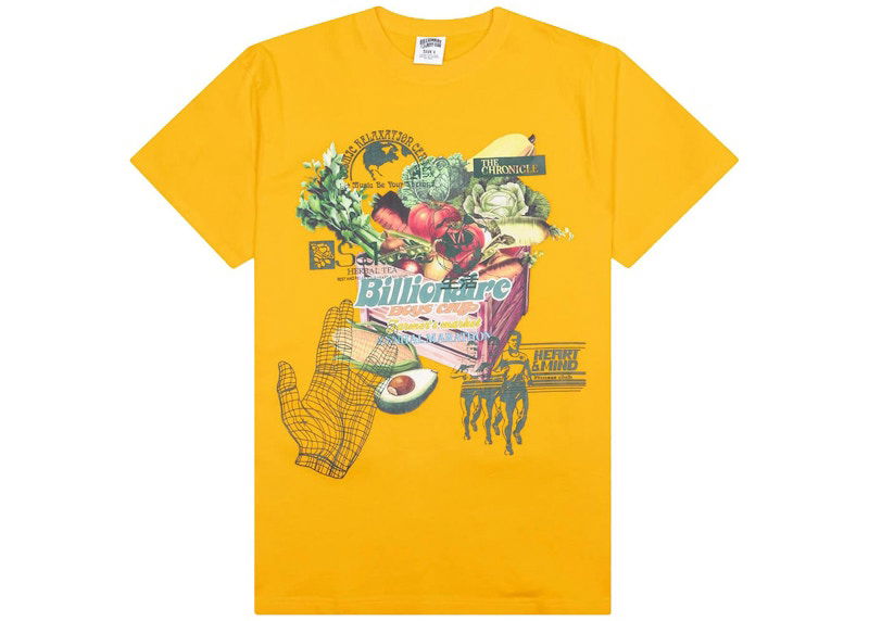 T-shirt BILLIONAIRE BOYS CLUB Billionaire Boys Club Farmers Market Graphic T-Shirt Gul | 8118204YEL