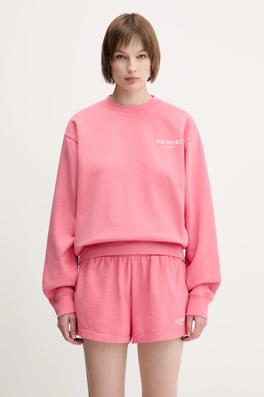 Sweatshirt Sporty & Rich Sporty & Rich Wimbledon Sweatshirt Lyserød | ST071612201P139, 0
