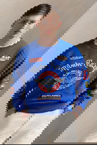 Sweatshirt Polo by Ralph Lauren Polo Ralph Lauren Long Sleeve Fleece Sweatshirt Blå | 710972338, 0