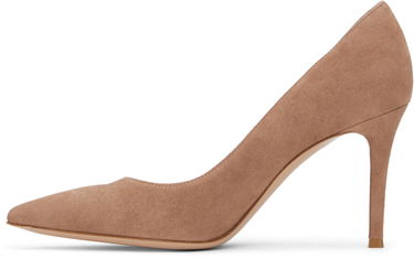 Sneakers og sko Gianvito Rossi Gianvito 85 Suede Pumps Beige | G24580-85RIC-CAM, 2