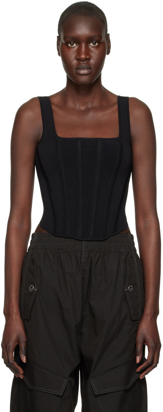 Krop Dion Lee Corset Tank Top Sort | A7373R22