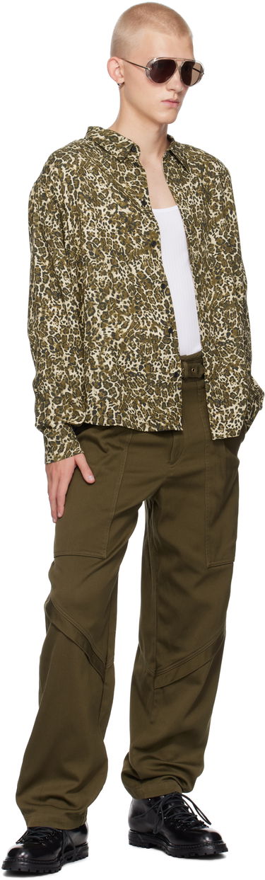 Skjorte ISABEL MARANT Isabel Marant Cybilio Leopard Print Shirt Beige | CH01B-B4I03H, 3