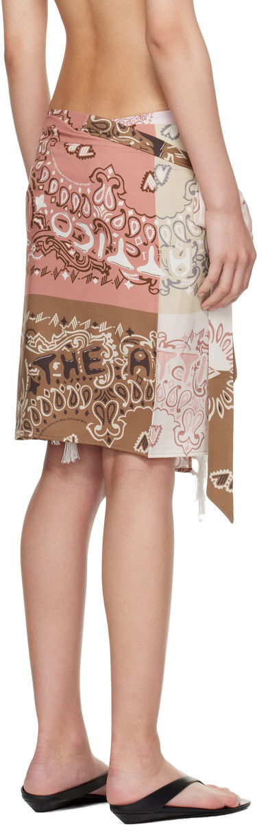 Nederdel The Attico The Attico Pareo Cover-Up Skirt Beige | 250WCR00139 VVV091PR, 2