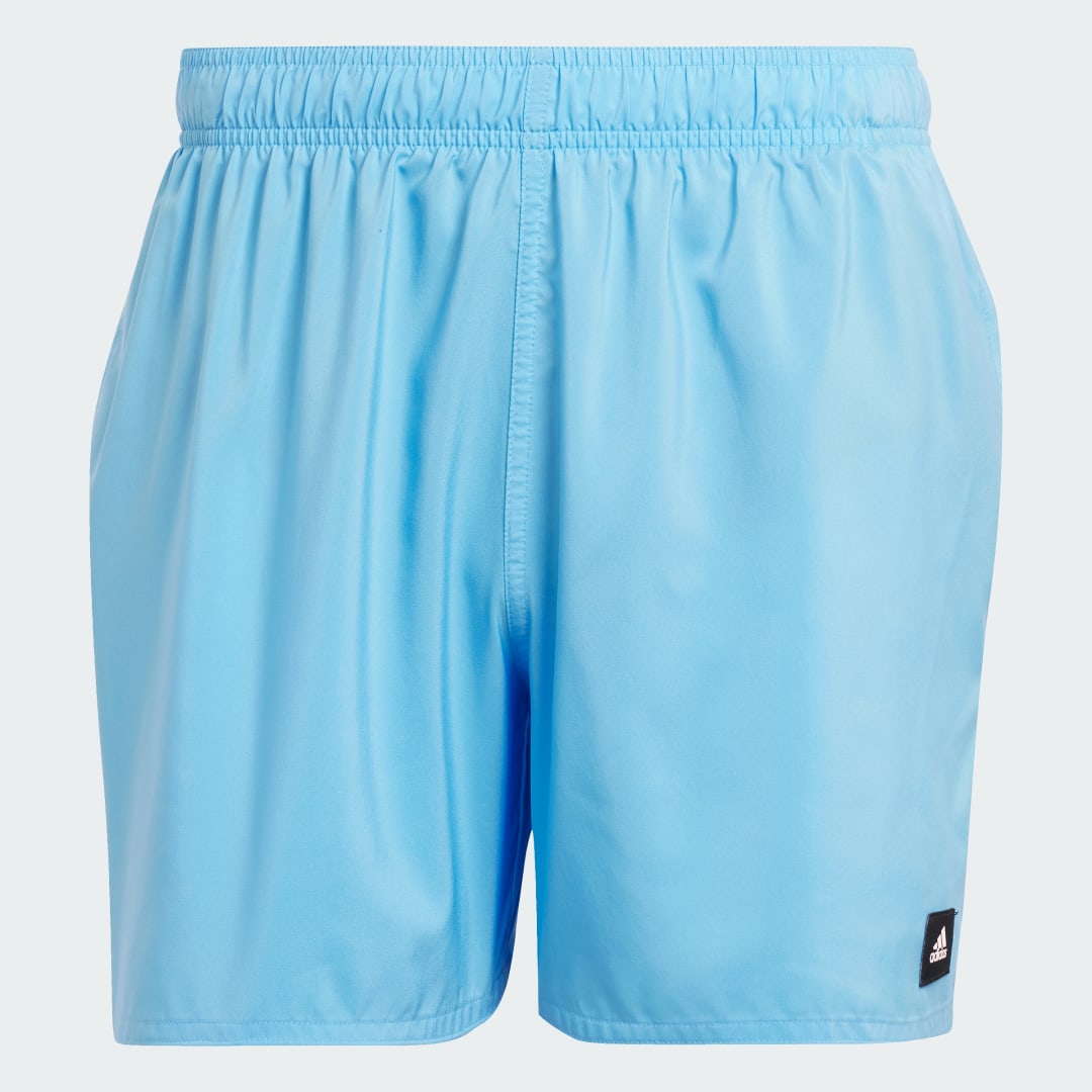 Badetøj adidas Performance Solid CLX Short-Length Swim Shorts Blå | JC9920, 1