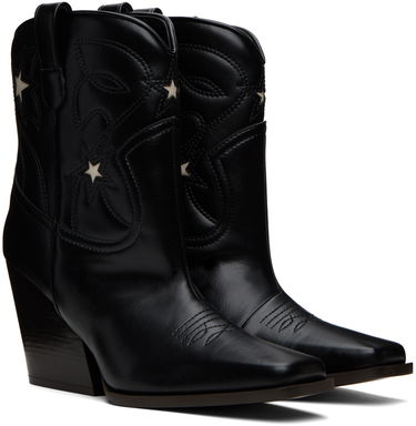 Sneakers og sko Stella McCartney Alter Mat Star Western Boots Sort | 810260E00122, 3