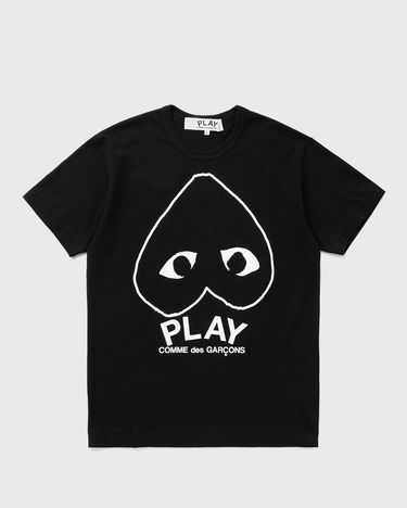 T-shirt Comme des Garçons Comme des Garçons Play Logo Print Knit T-Shirt Sort | AX-T114-051-1, 3