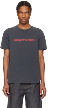Courrèges 'AC' Printed Stone T-Shirt