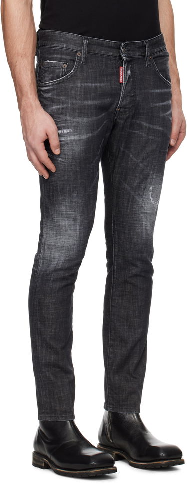 Jeans DSQUARED2 Dsquared2 Easy Wash Skater Jeans Sort | S74LB1617_S30357, 1
