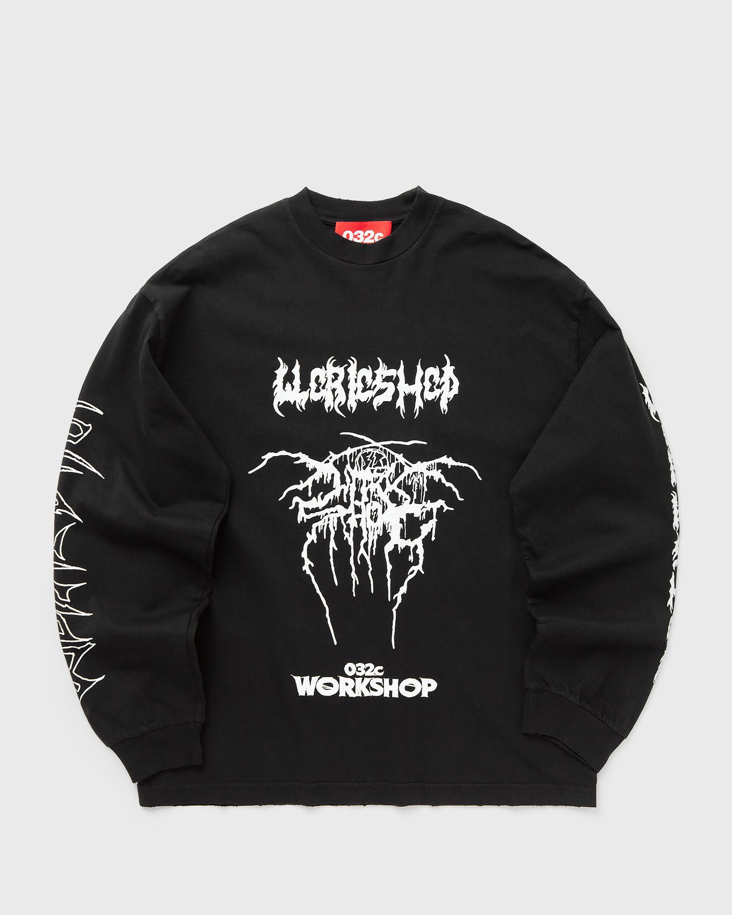 T-shirt 032C Armour Graphic Longsleeve T-Shirt Sort | S25-URC-0251-050-W, 0