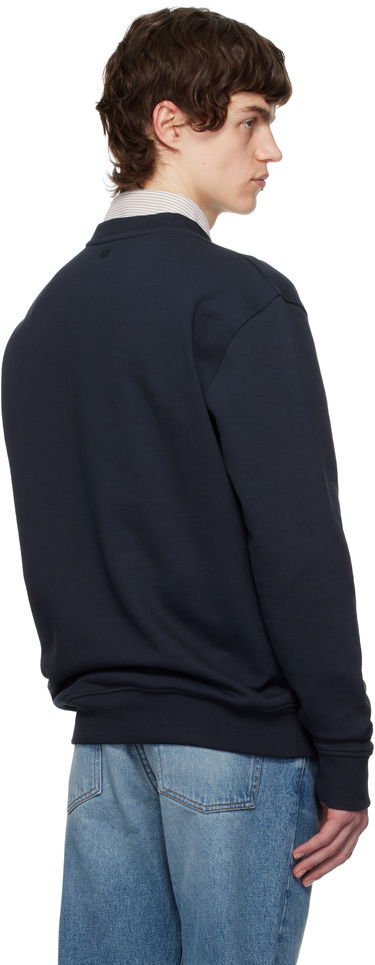 Sweater AMI AMI Paris Ami de Coeur Sweatshirt Mørkeblå | BFUSW035.730, 2