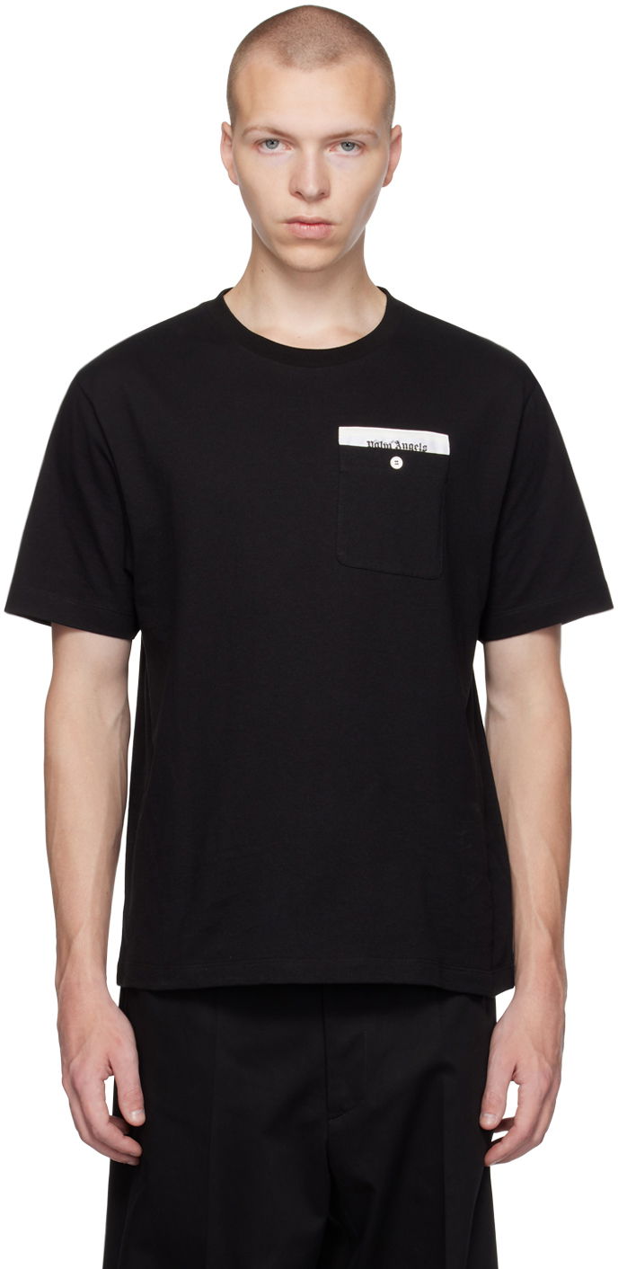 T-shirt Palm Angels Black Sartorial Sort | PMAA088E23JER0011003