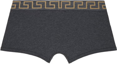 Boksere Versace Versace Two-Pack Greca Border Boxer Briefs Sort | AU10181_1A10011, 4