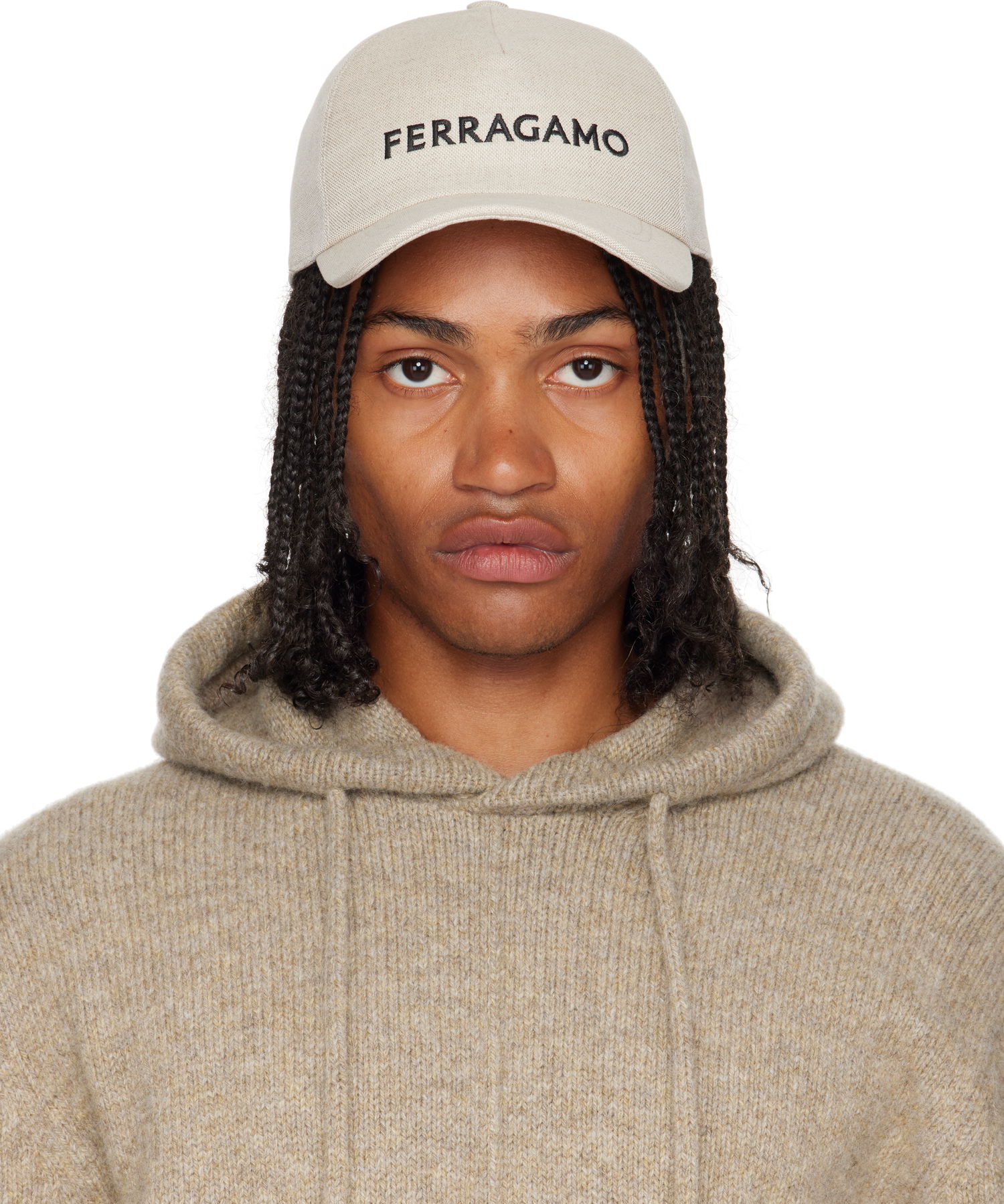 Kasket FERRAGAMO Ferragamo Core Signature Cap Beige | 783392, 0