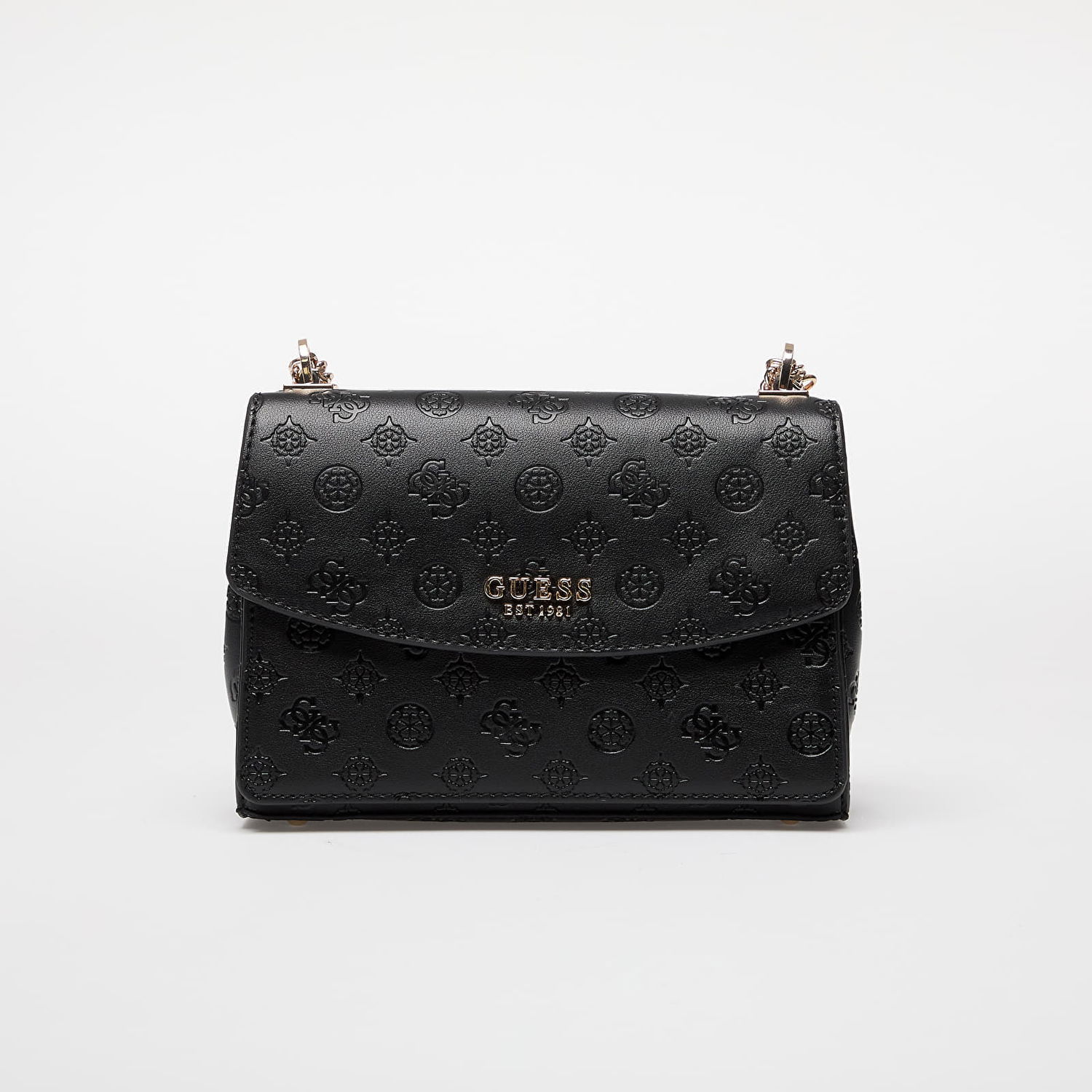 Skuldertaske GUESS GUESS Phoebe Convertible Crossbody Flap Bag Sort | HWPD9665210-BLO, 0