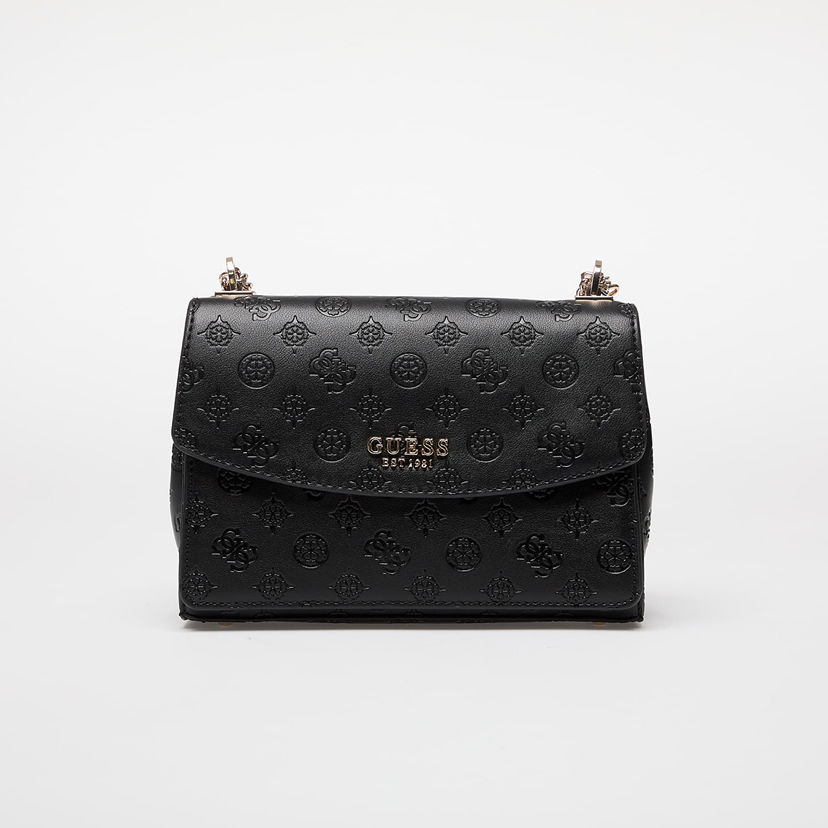 Skuldertaske GUESS GUESS Phoebe Convertible Crossbody Flap Bag Sort | HWPD9665210-BLO