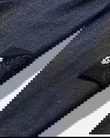 Jakke Stone Island Raw Denim Contrast Stitch Jacket Denim Research Blå | K2S15-Q100027-S00J8 VJ200, 4