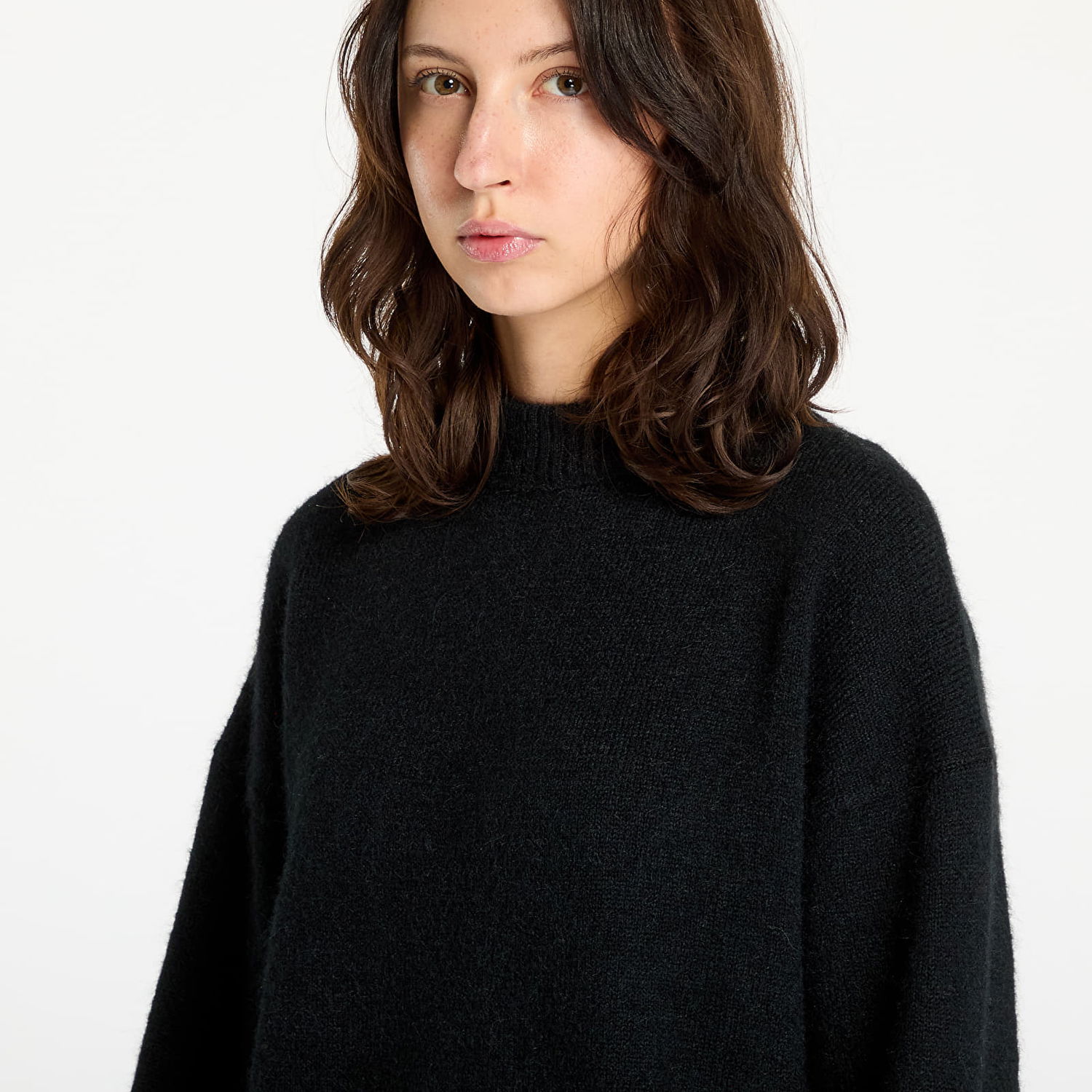 Sweater CALVIN KLEIN Textured Loose Sweater Black Sort | J20J224636 BEH, 1