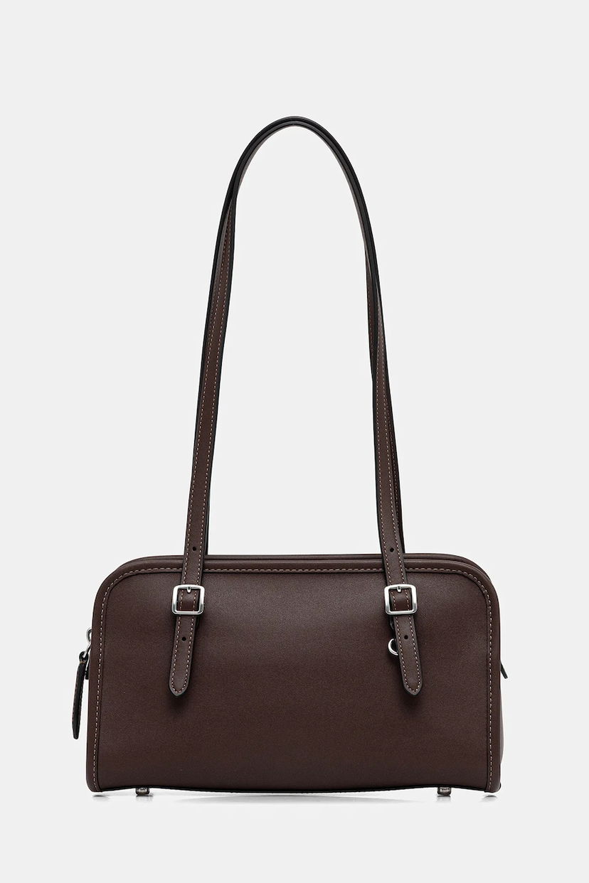 Skuldertaske Coach Glovetanned Leather Swing Shoulder Bag Brun | CM565