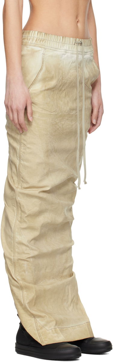 Nederdel Rick Owens Rick Owens DRKSHDW Hollywood Pull On Pillar Denim Maxi Skirt Beige | DS01E3332 SCF, 1