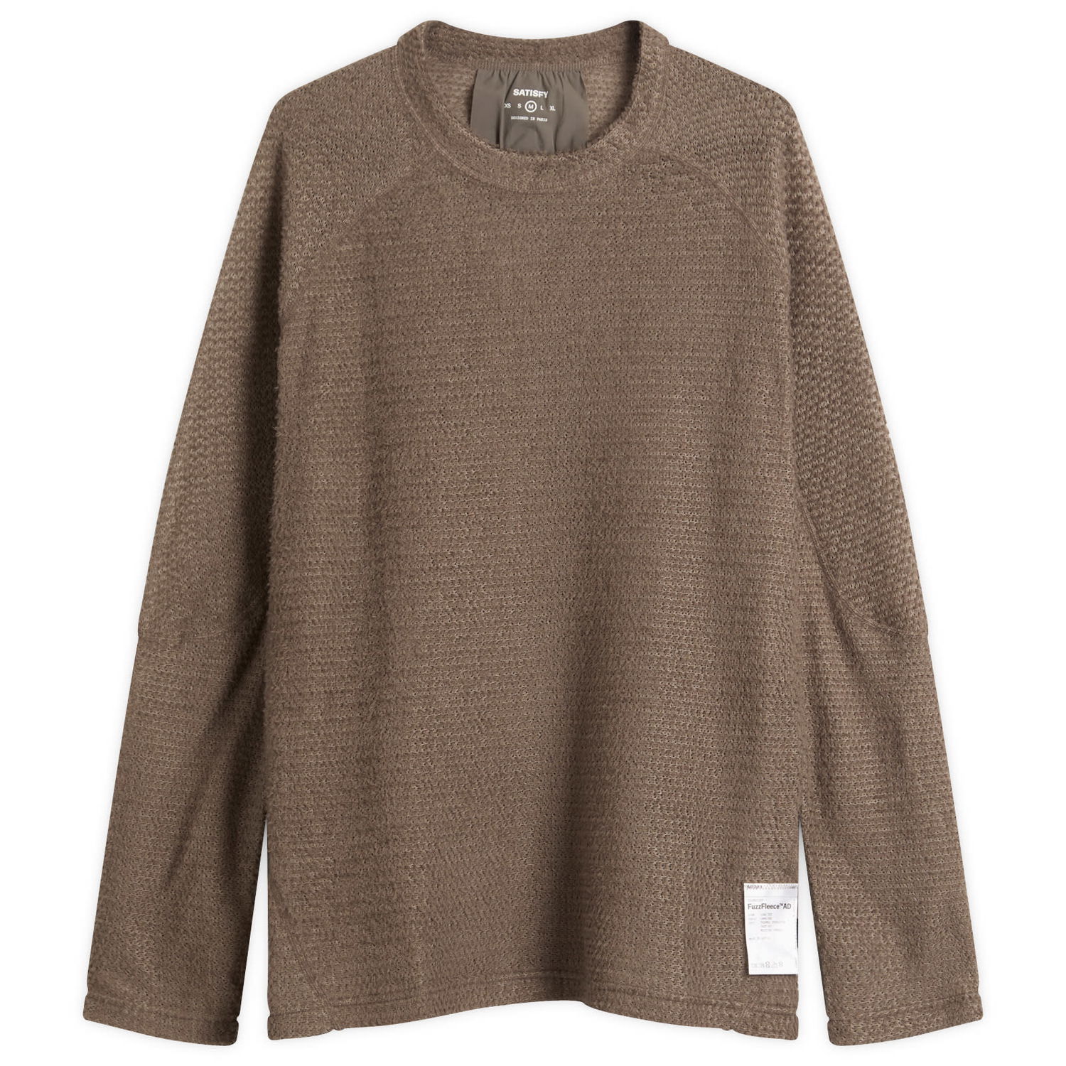 T-shirt Satisfy Ghostfleece AD Long T-Shirt Brun | 11067-FA, 1
