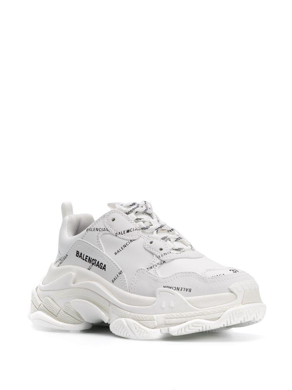 Sneakers og sko Balenciaga Triple S Sneaker Hvid | 524039W2FA19010, 1