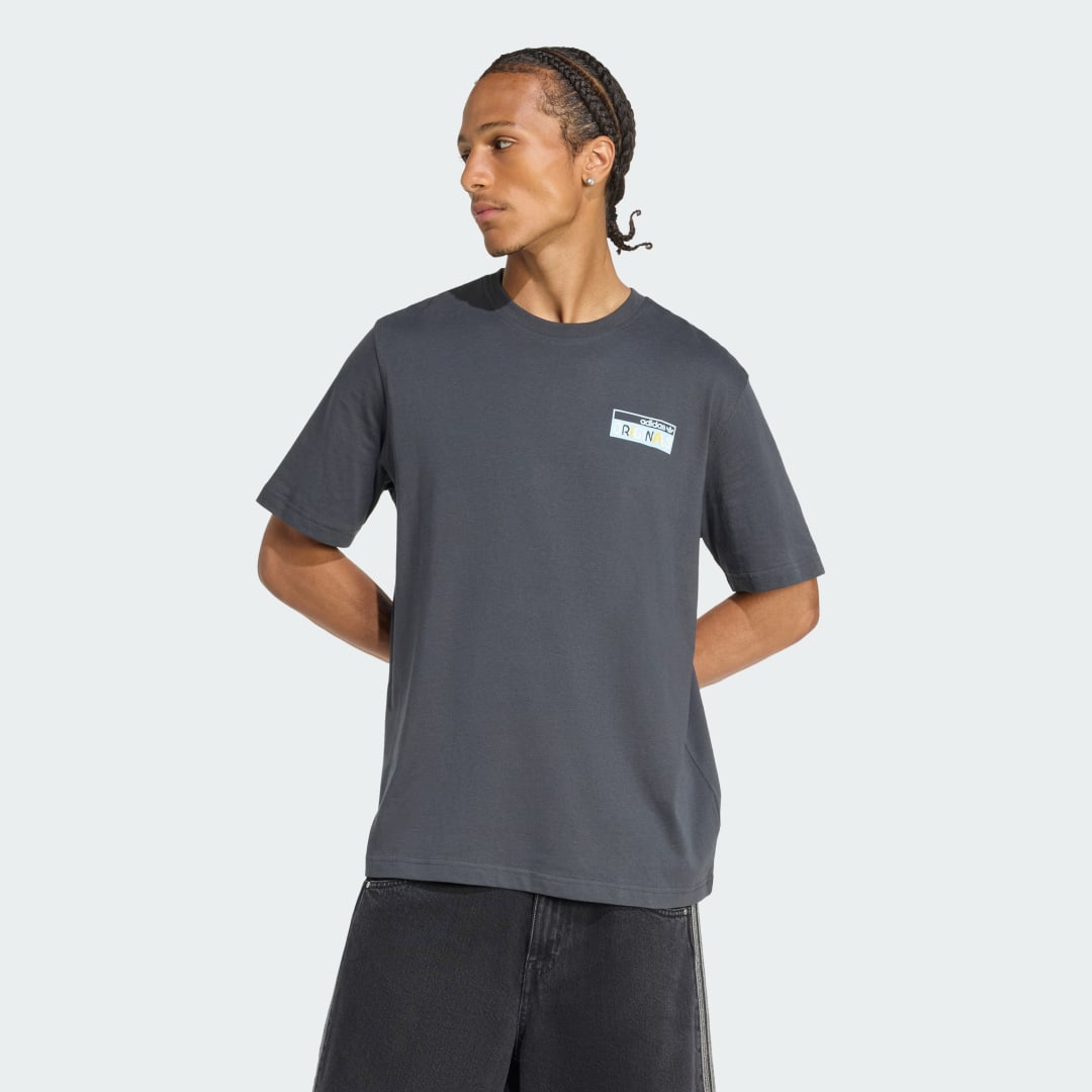 T-shirt adidas Performance 80s PREM GFX Graphic T-Shirt Grå | KS8487, 0