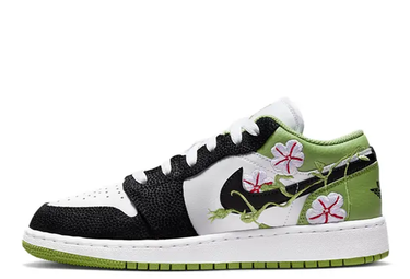 Sneakers og sko Jordan Air 1 Low "Floral Vines" GS Grøn | DQ8389-100, 1