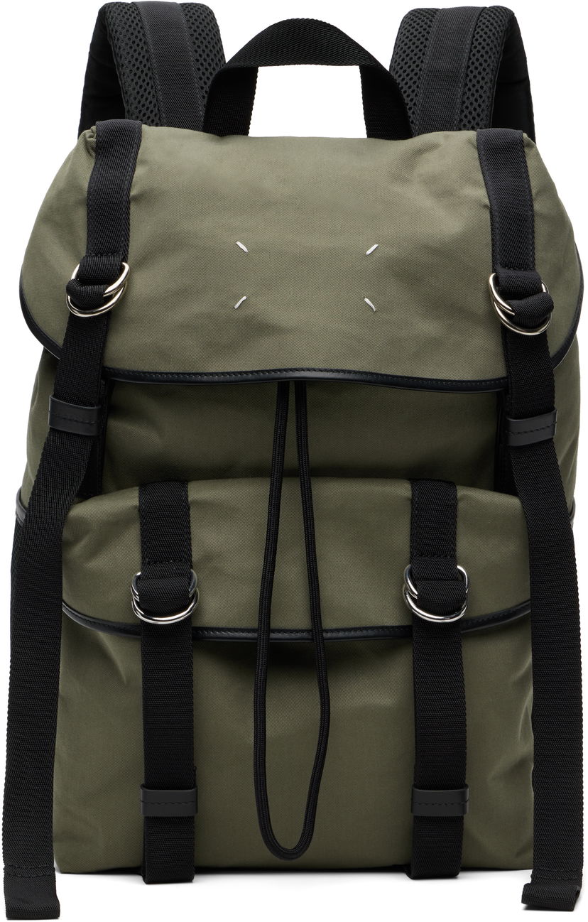 Rygsæk Maison Margiela Maison Margiela High Tech Medium Backpack Grøn | SB1WA0016 P8609