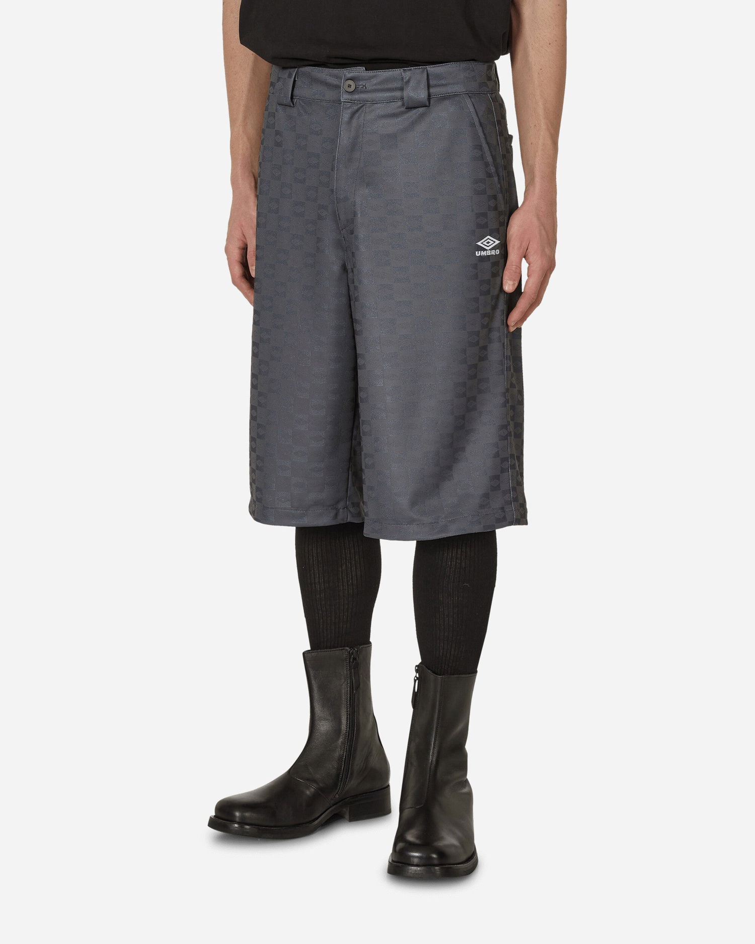 Shorts Umbro Loose Jacquard Shorts Dark Shadow Grå | UBMW041FA26 BLK0014, 0