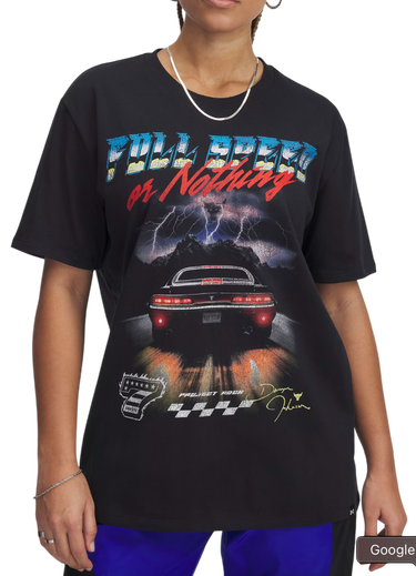 T-shirt Under Armour Project Rock Campus Graphic T-Shirt Sort | 1389716-001, 0