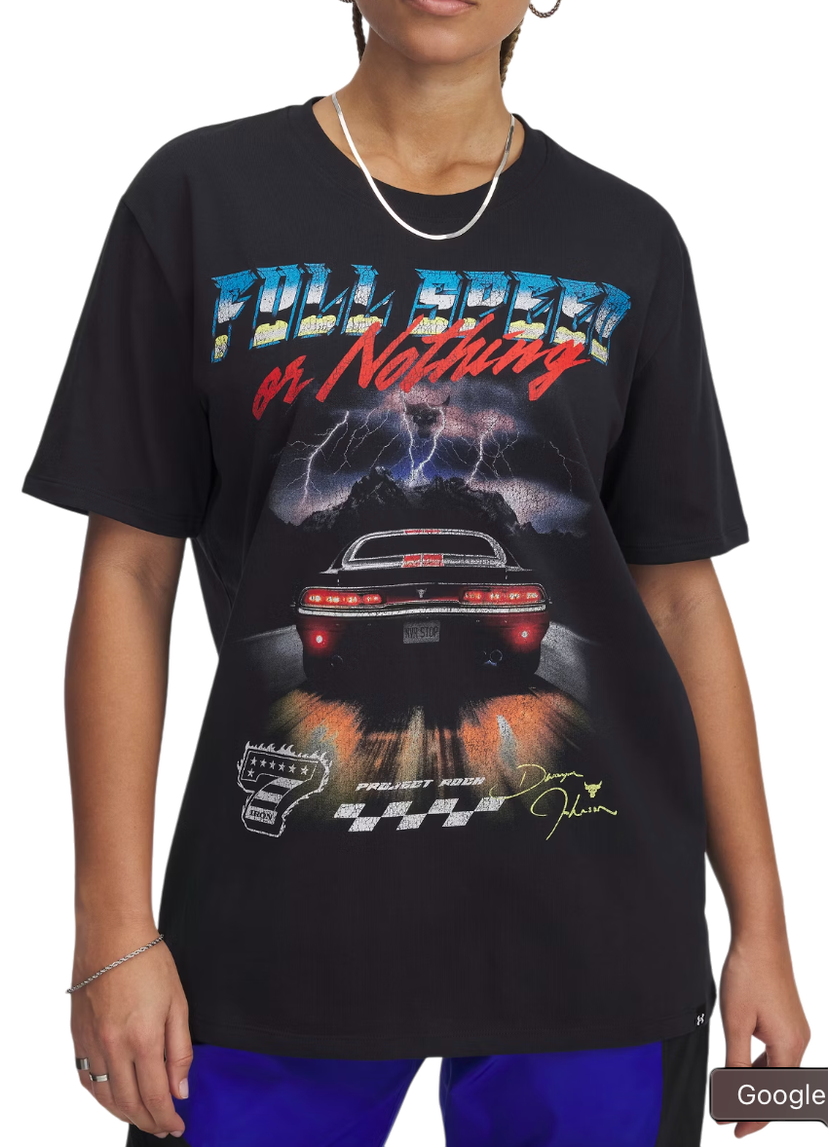 T-shirt Under Armour Project Rock Campus Graphic T-Shirt Sort | 1389716-001