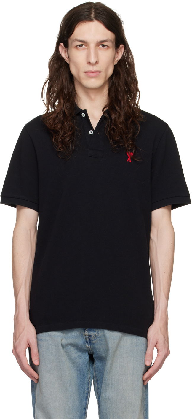 Polo skjorte AMI Polo Tee Sort | BFHPL001.760, 0