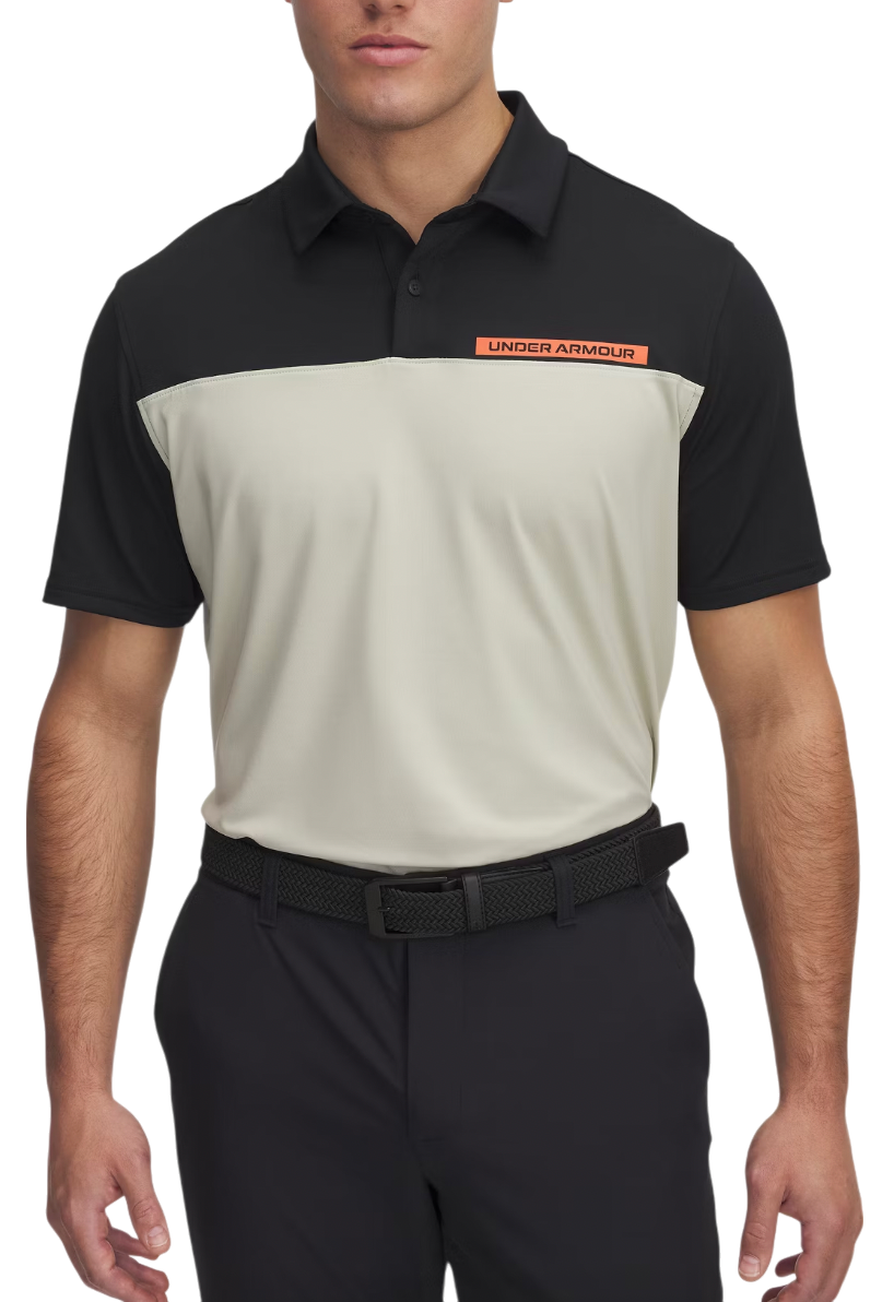 Polo skjorte Under Armour Under Armour T2G Color Block Polo Shirt Sort | 1383139-003