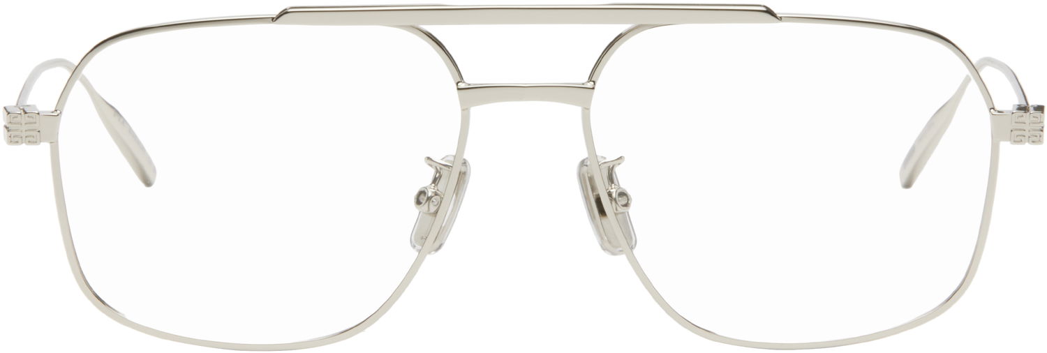 Solbriller Givenchy Metal Navigator Frame Eyeglasses Metalisk | GV50038U 192337139178, 0