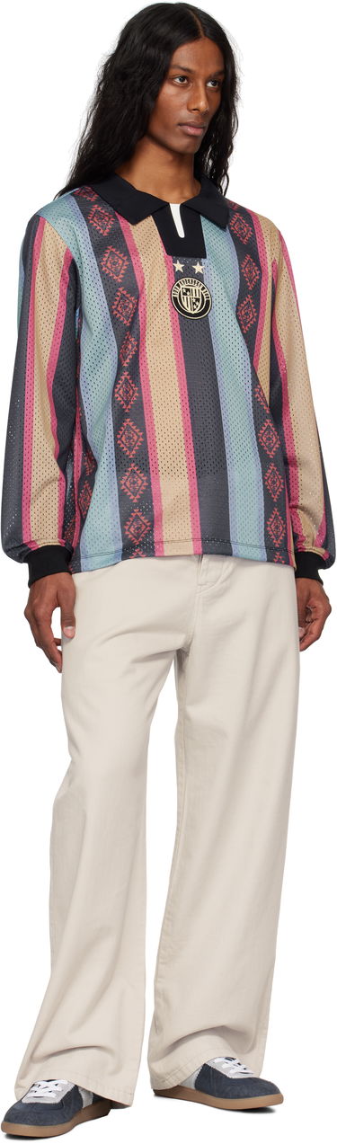 Jersey Andersson Bell Andersson Bell Navajo Stripe Long Sleeve Polo Flerfarvet | atb1297m, 3