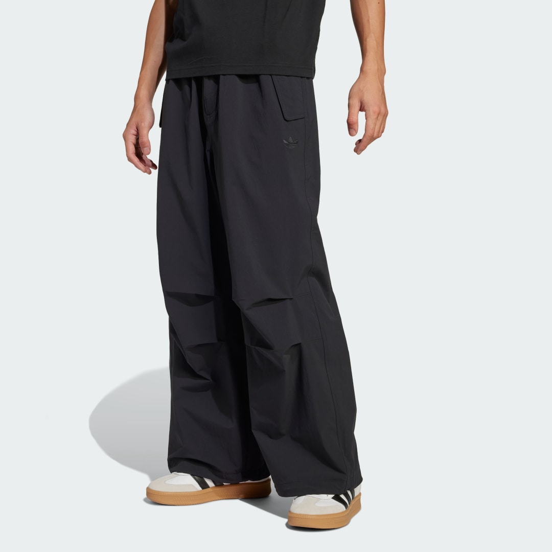 Cargo bukser adidas Performance Premium Essentials Utility Parachute Pants Sort | JD2111, 0
