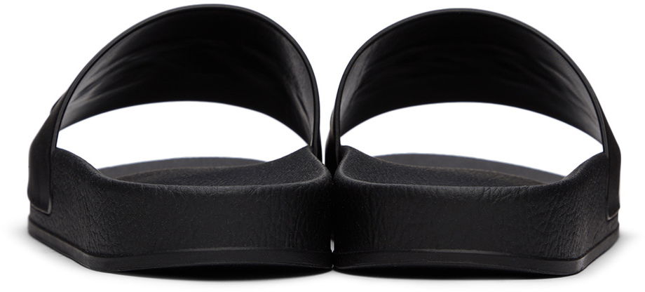 Badetøj VETEMENTS VTMNTS Rubber Pool Slides Sort | VL12FL100N, 1
