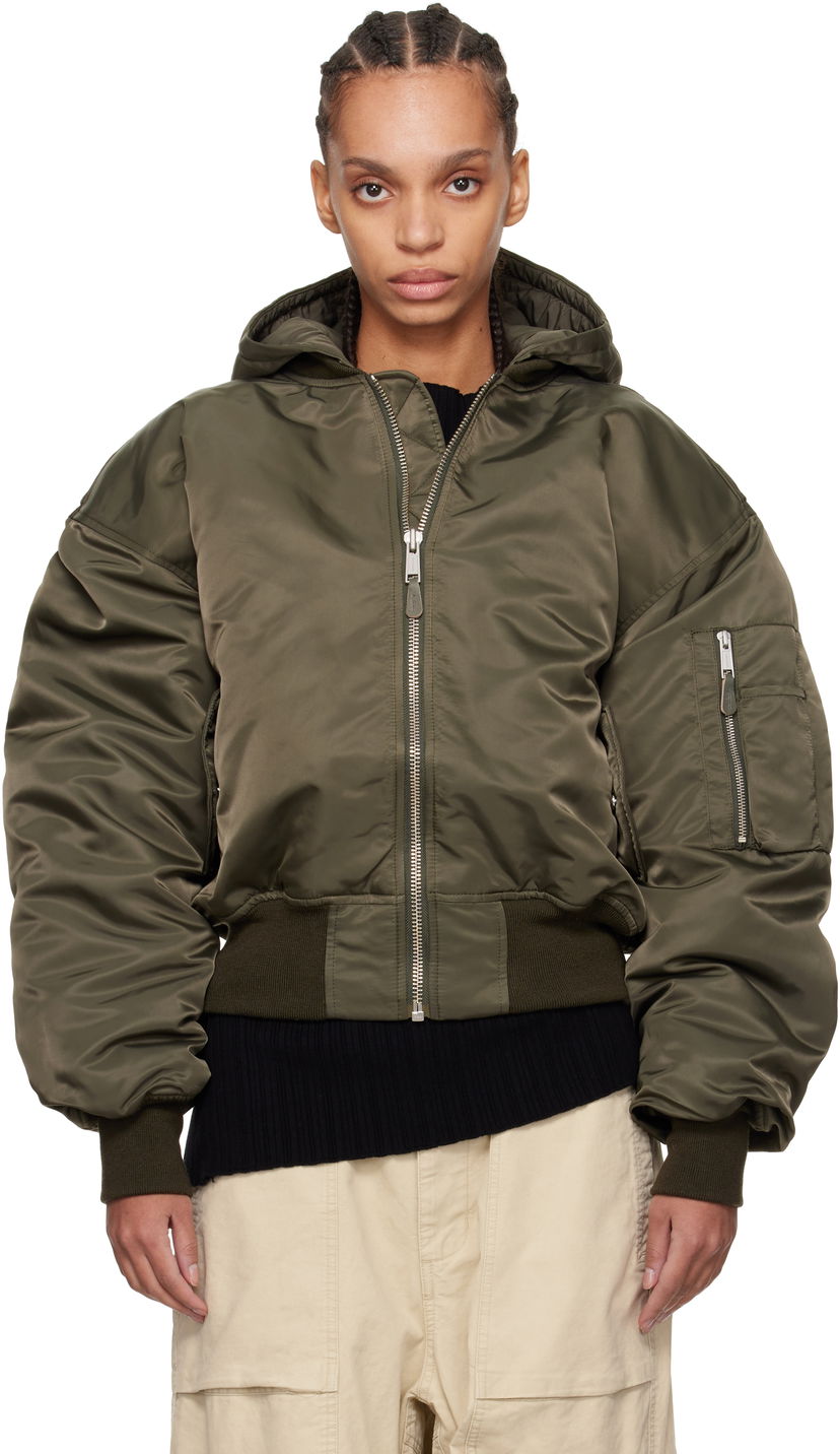 Bomberjakke Entire Studios Entire Studios Broad Bomber Jacket Grøn | ES2539JA