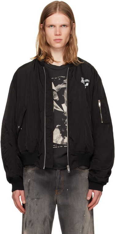 Bomberjakke Enfants Riches Déprimés Enfants Riches Déprimés 'Enfants Video' Bomber Jacket Sort | 030-535, 0