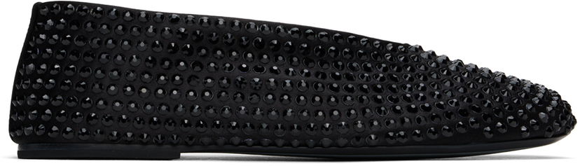 Tøj Khaite KHAITE 'The Marcy' Ballerina Flats Sort | F4038-4113