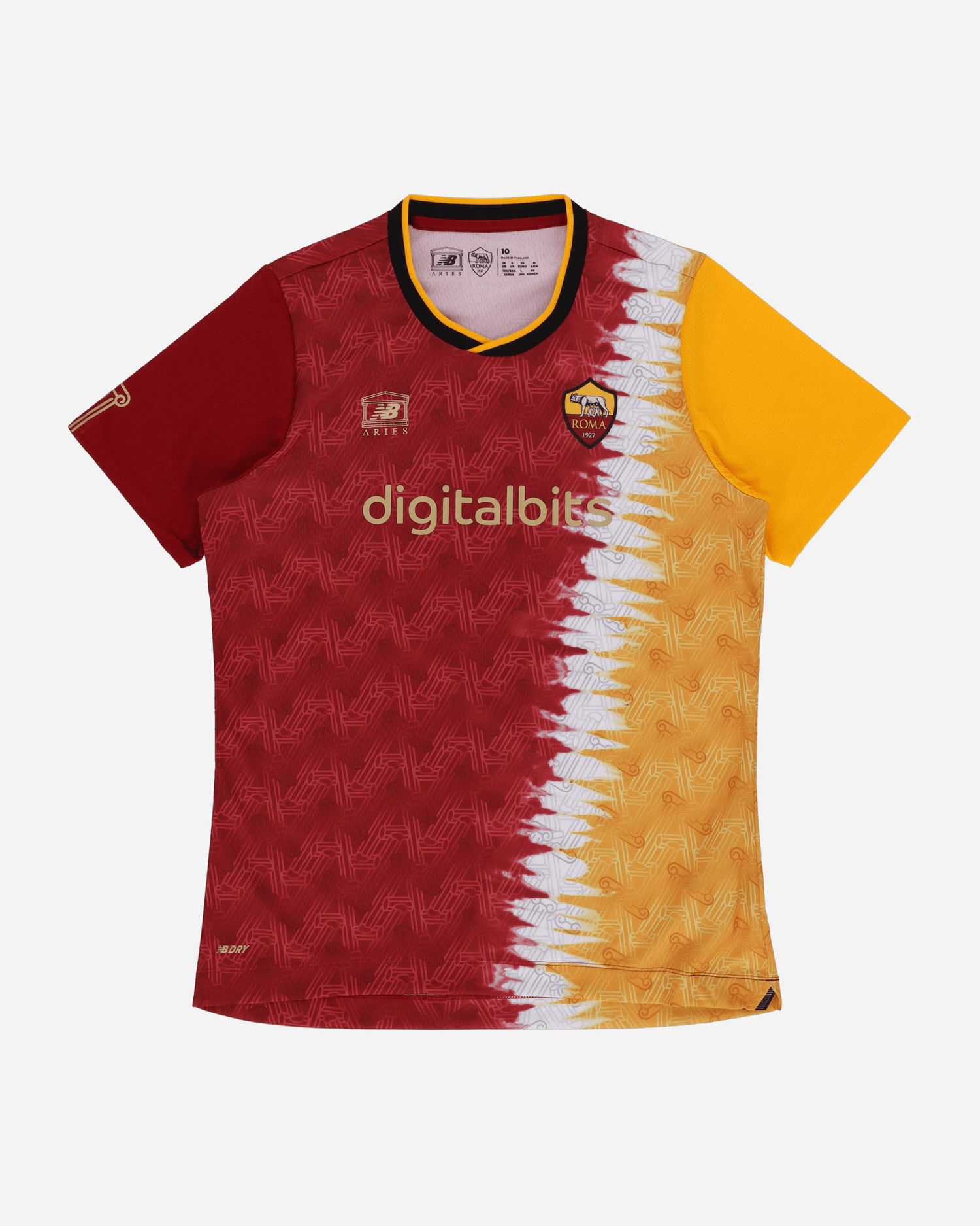 Jersey New Balance AS Roma x Aries x Jersey W Rød | WT239935HME, 0
