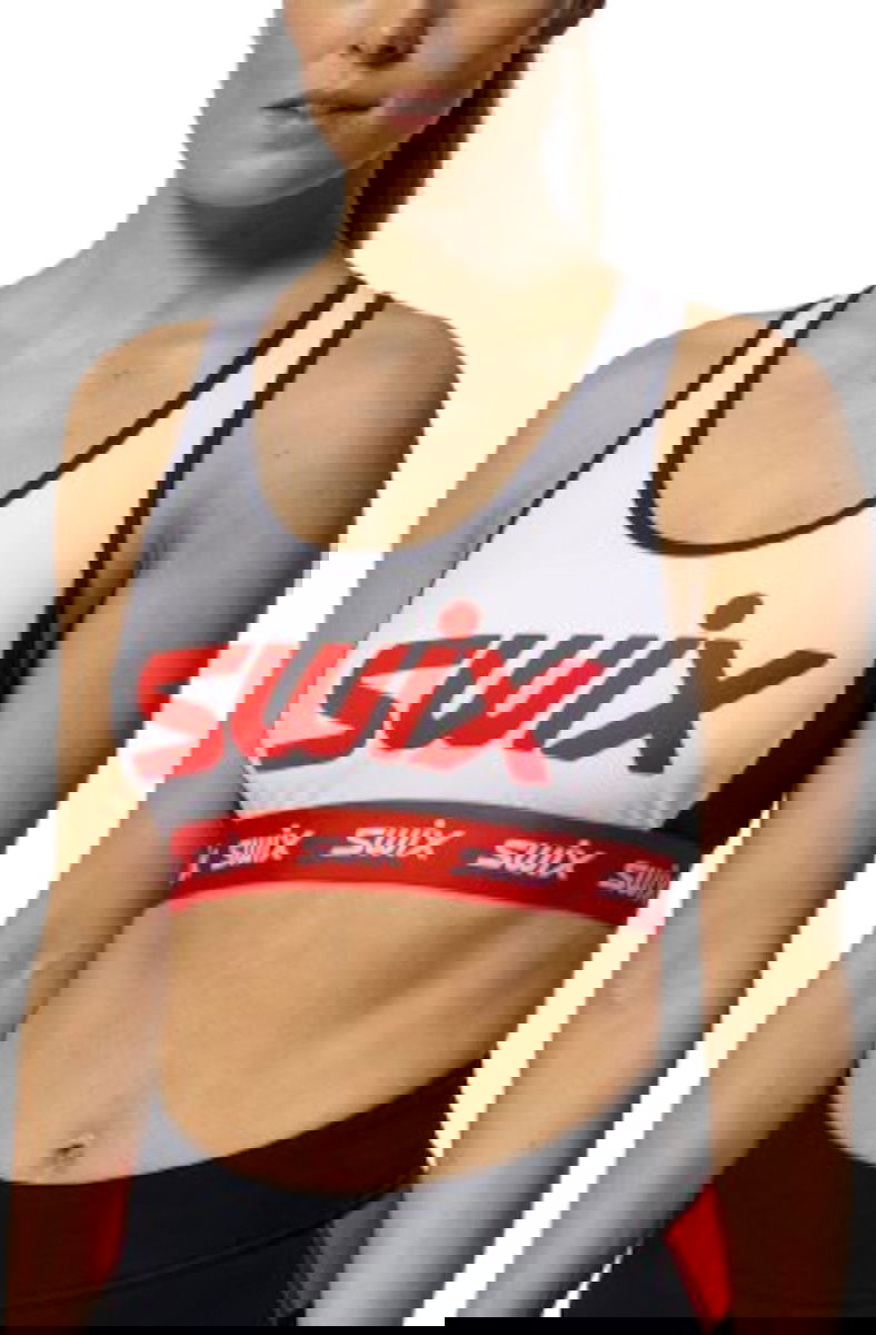 Tanktop SWIX SWIX Roadline Sports Bra Hvid | 10012-23-00035