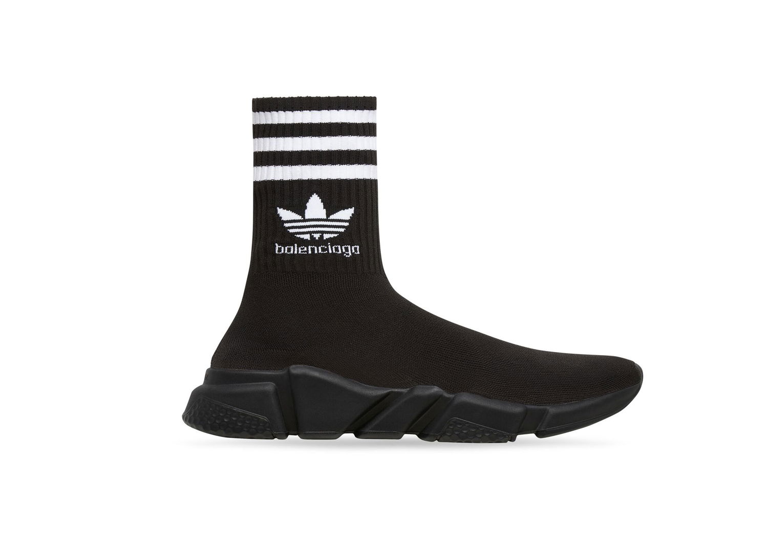 Sneakers og sko Balenciaga adidas x Speed Trainer Black W Sort | 717589WBDV11009, 0