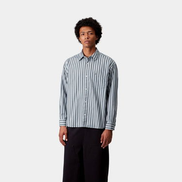Skjorte Carhartt WIP Long Sleeve Malden Stripe Shirt Flerfarvet | I035334_9, 0
