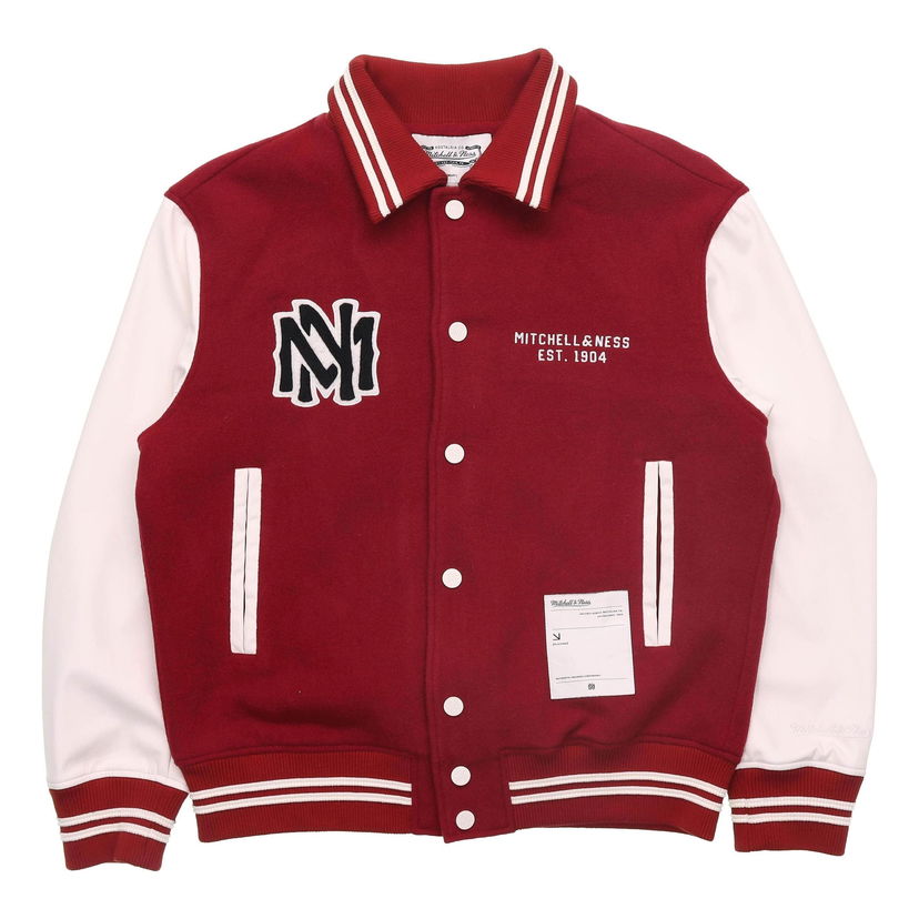 Bomberjakke Mitchell & Ness Logo Varsity Jacket Rød | MNSYAWTOJT021-RED