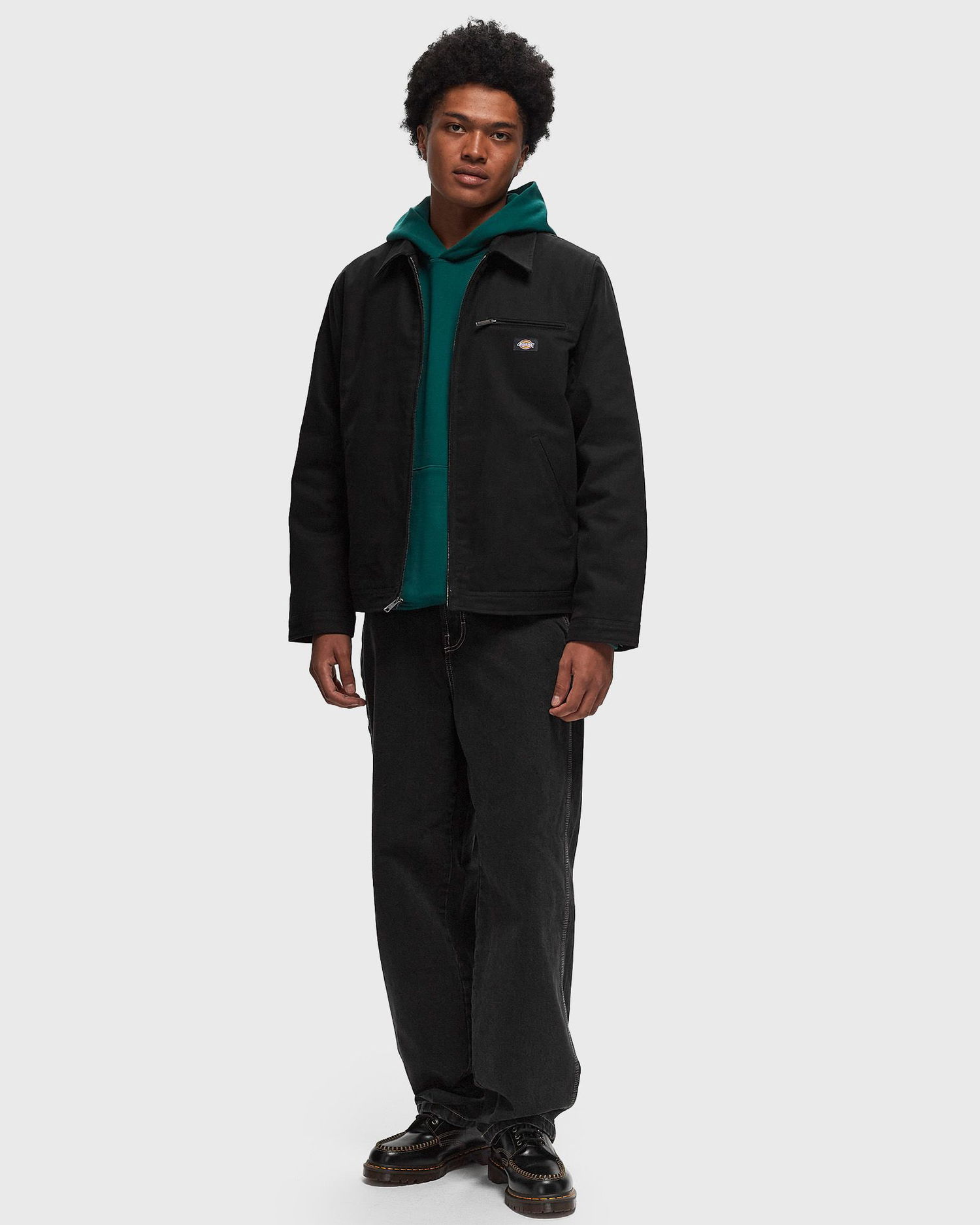 Jakke Dickies Duck Canvas Painter Jacket Man Black Size M Sort | 0A864E, 1