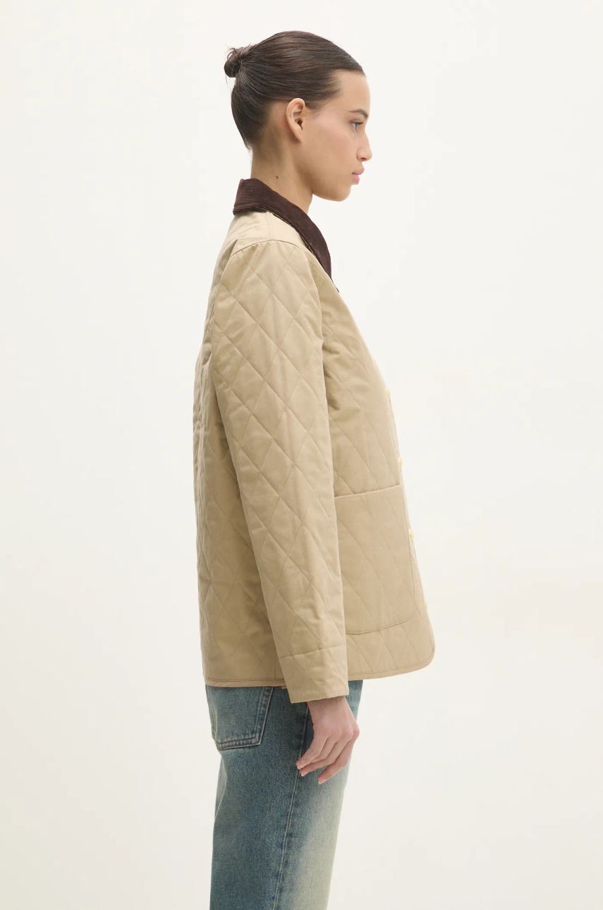 Jakke Sporty & Rich Sporty & Rich Vendome Quilted Jacket Beige | OW008512205BE01, 1