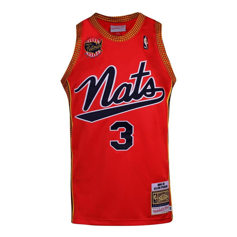 Jersey Mitchell & Ness Syracuse Nationals Allen Iverson Basketball Jersey Rød | AJY44485-P7604AIVLTRD